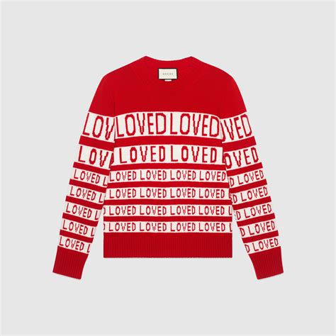 gucci loved sweater fake